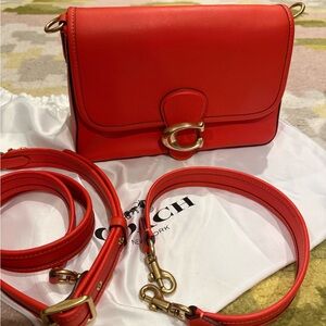 Coach Tabby Red/Orange Bag